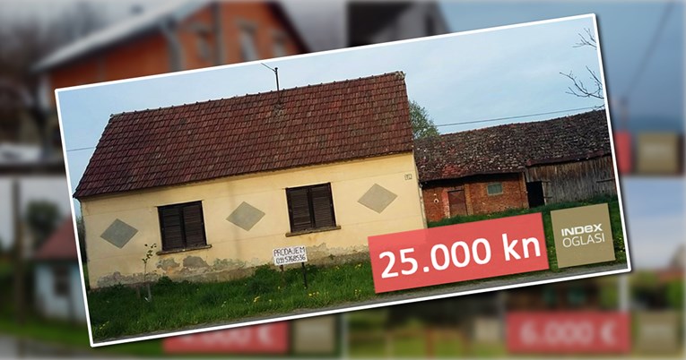 Ovo su najjeftinije kuće u Hrvatskoj, jedna se prodaje za manje od 4 tisuće eura