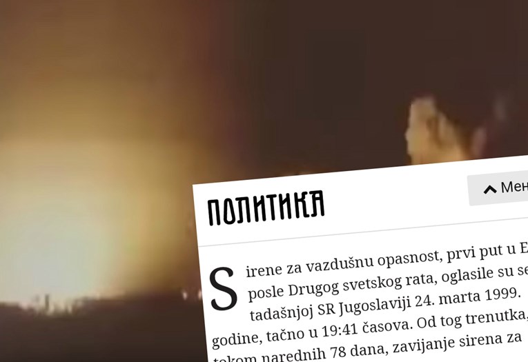 Srpska Politika objavila nevjerojatnu laž o bombardiranju Srbije
