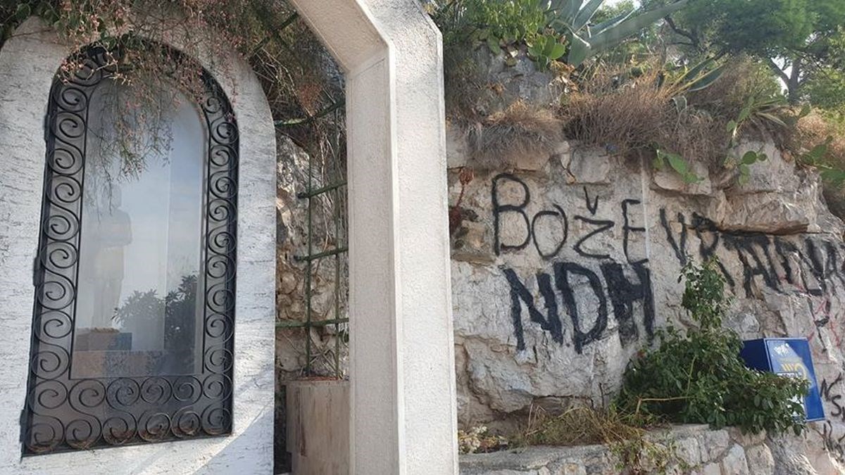 "Bože, vrati nam NDH." Sramotni grafit mjesecima stoji u Šibeniku