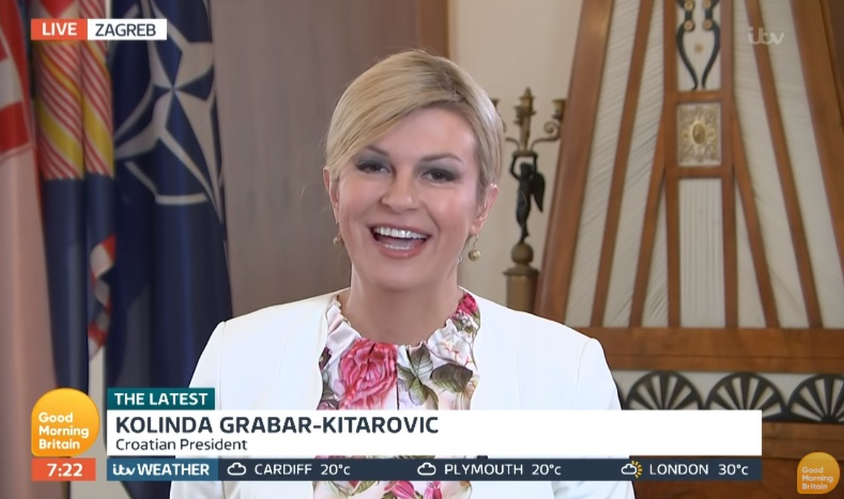 Kolinda imala odličan nastup na britanskoj TV, gledatelji se zaljubili u nju