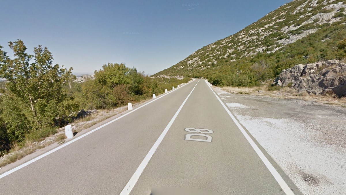 Nesreća na Jadranskoj magistrali kod mjesta Banja usporila promet