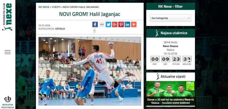 Najveći hrvatski rukometni talent službeno u Nexeu
