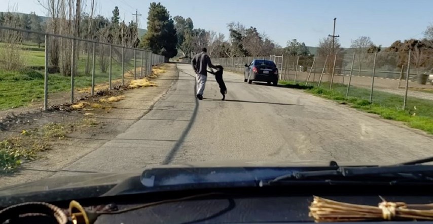 Nije mogao vjerovati što snima: Tip ostavio psa, on se pokušavao vratiti u auto