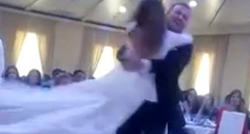 VIDEO Bosanski mladoženja se zanio plesom pa slučajno nokautirao djevojčicu
