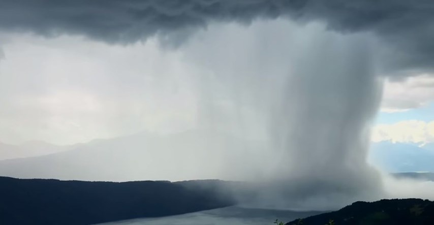 "Tsunami iz raja": Timelapse moćne vremenske pojave iznad alpskog jezera ostavlja bez daha