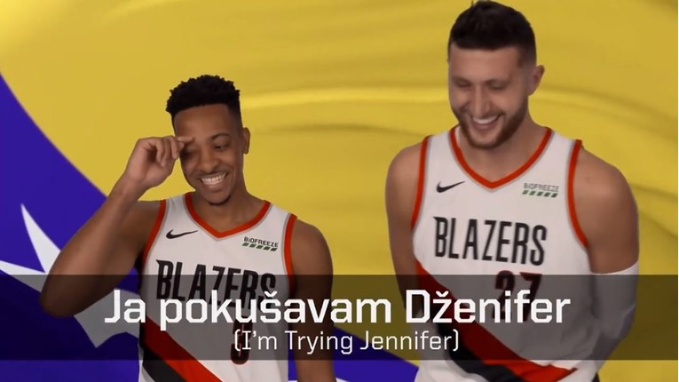 Pogledajte kako Nurkić uči suigrače bosanski