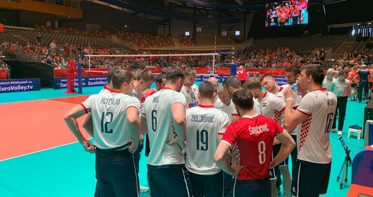 Jak otpor hrvatskih odbojkaša u tijesnom porazu od Nizozemske