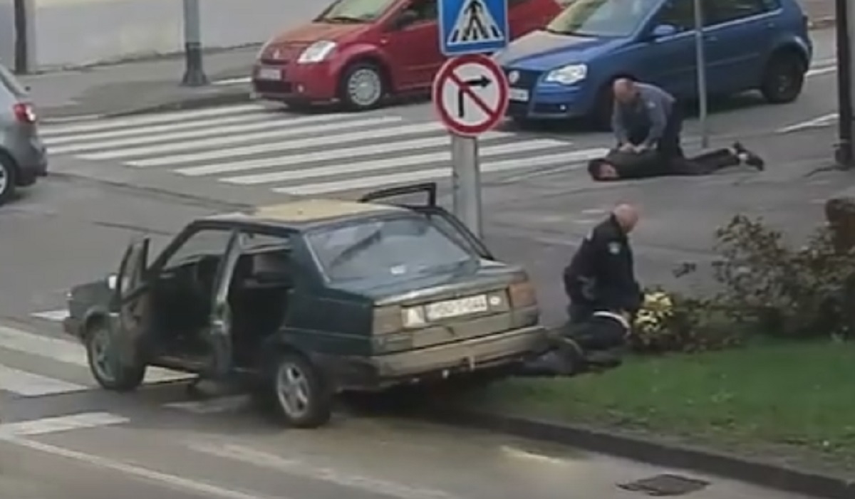 Autom bježali policiji po Ogulinu, tek sad su svi uhićeni. Pogledajte snimku