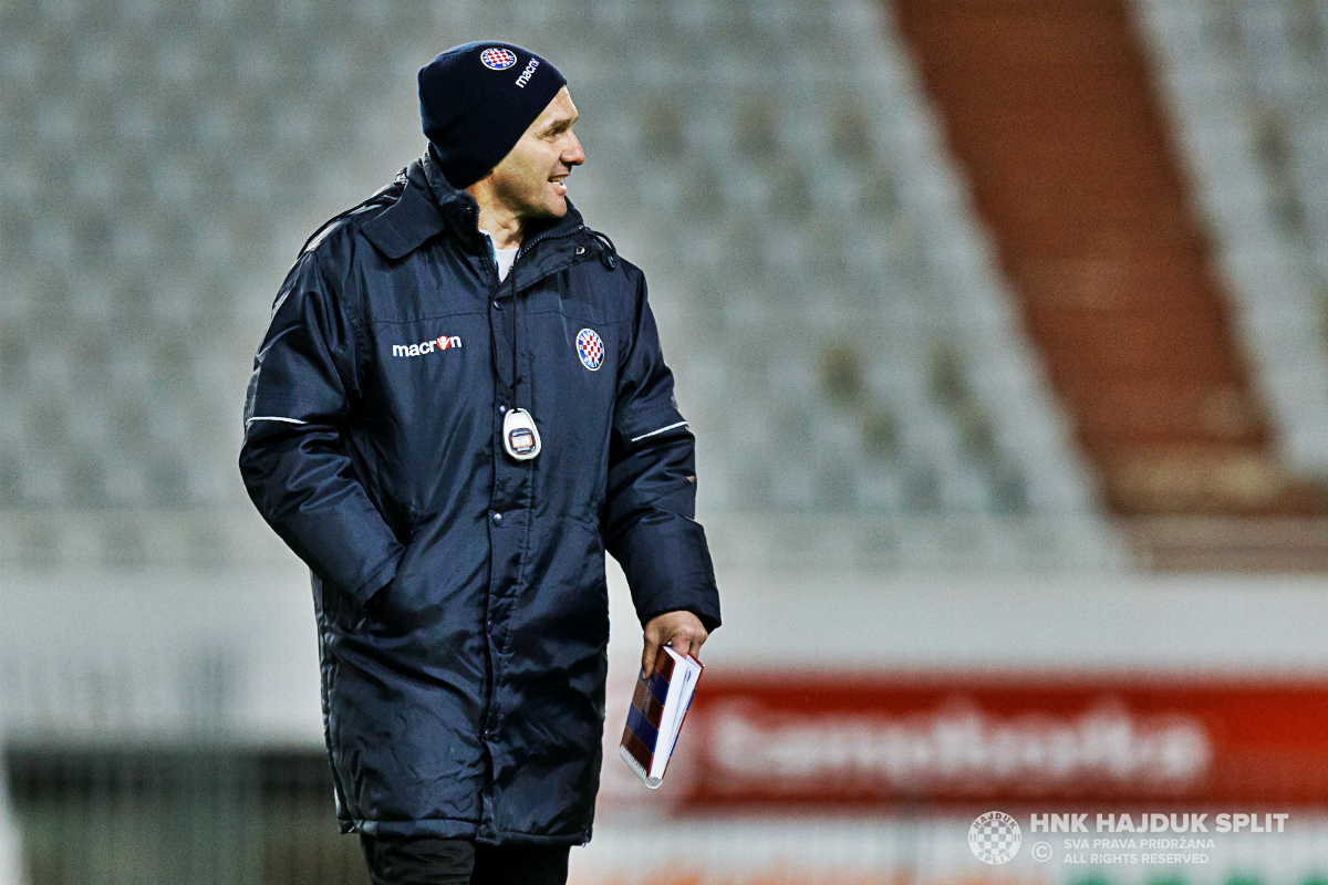 FOTO Prvi trening Hajduka pod novim trenerom