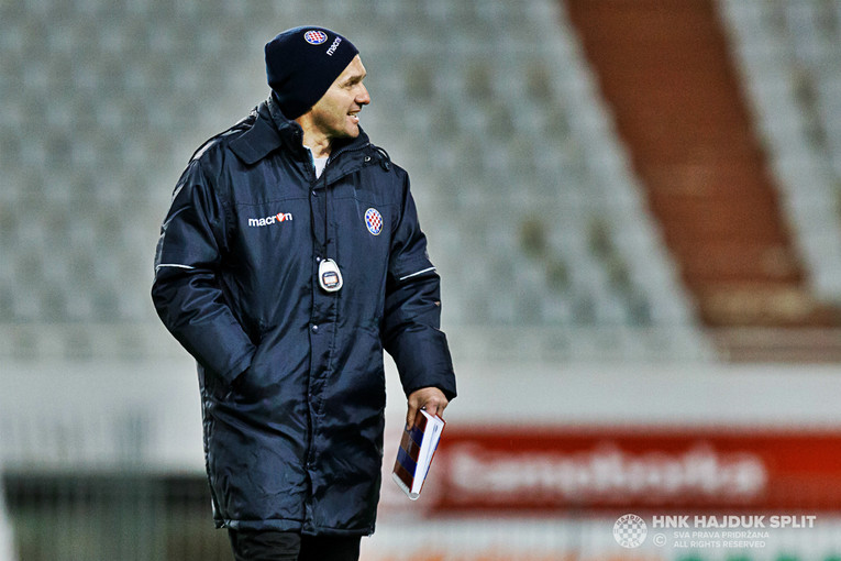 FOTO Prvi trening Hajduka pod novim trenerom