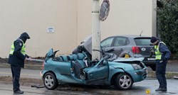 Objavljeni detalji nesreće u Osijeku. Vozač se zabio u tramvajski stup i poginuo