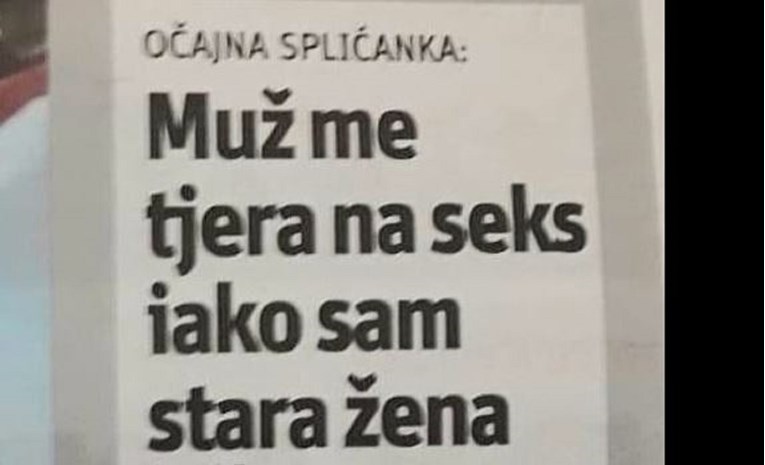 Šokantna ispovijest Splićanke (72): "Muž uzima pilule i stalno me sili na seks"