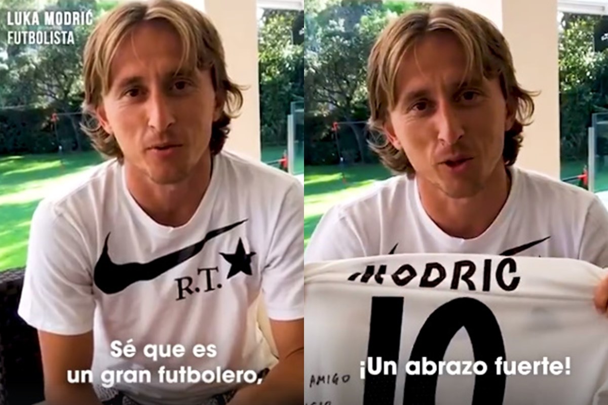 VIDEO Modrić sjajnom porukom razveselio predsjednika Argentine