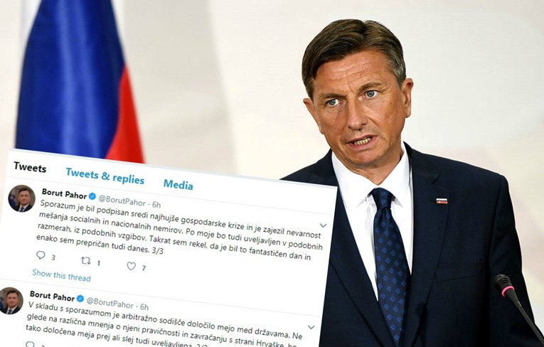 Pahor na Twitteru podsjetio na obljetnicu arbitražnog sporazuma