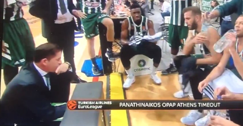 Najbizarniji time-out u povijesti košarke: Trener Panathinaikosa od muke šutio