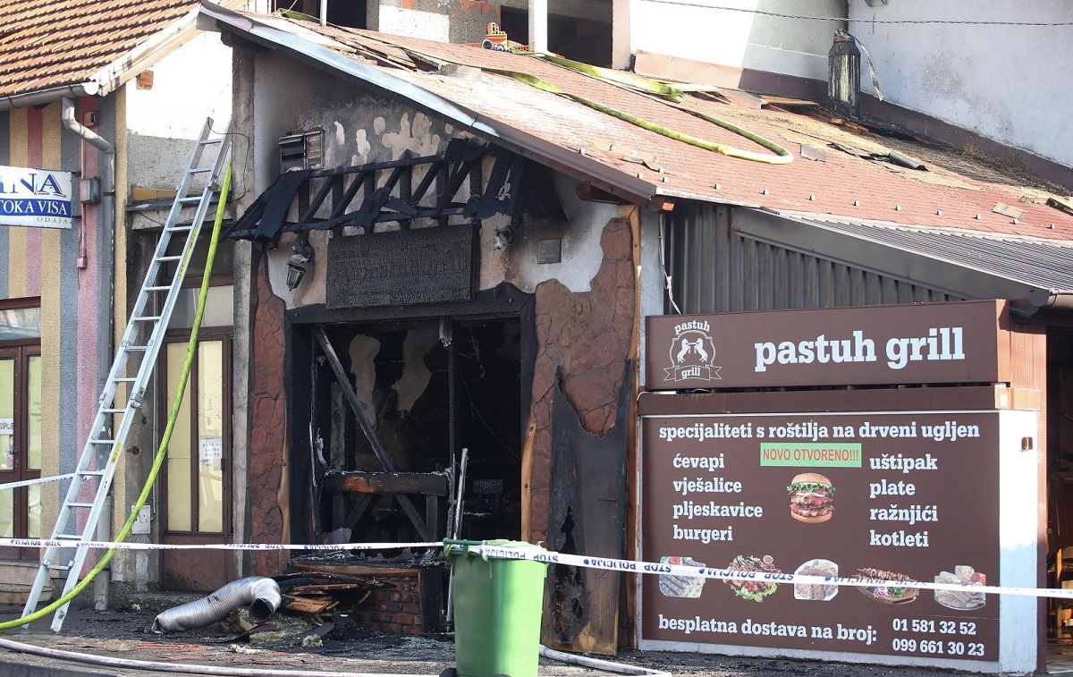 Izgorjela pečenjara u zagrebačkoj Kustošiji, jedna osoba ozlijeđena