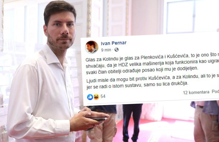 Pernar: Glas za Kolindu je glas za Kuščevića
