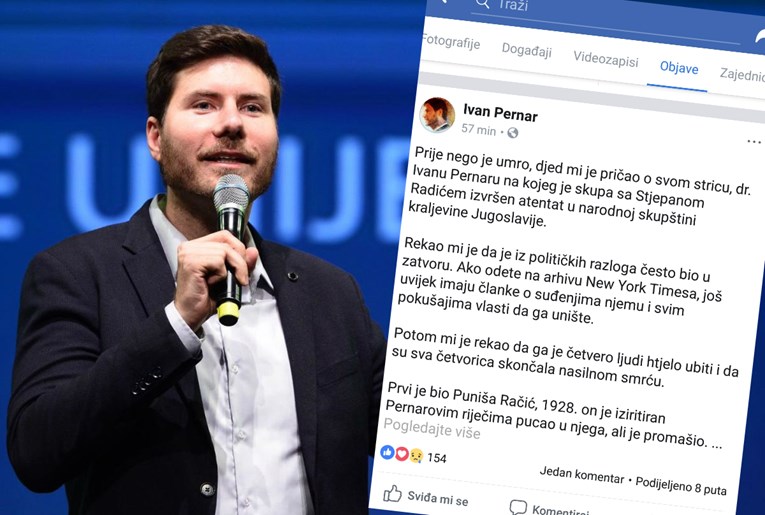 Pernar kaže da mu je Tuđmanov otac pokušao ubiti djedovog strica