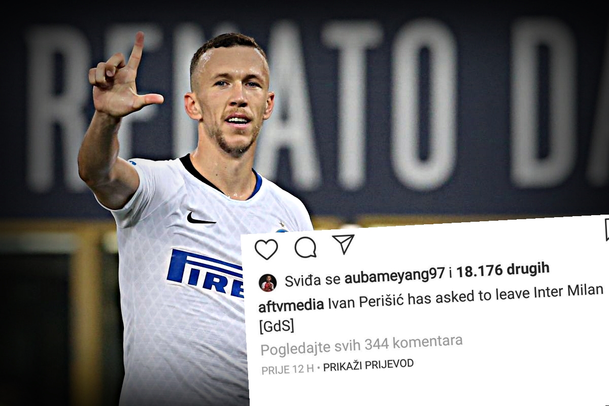 Aubameyang je ovako "potvrdio" transfer Perišića u Arsenal