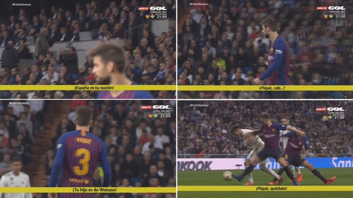 Bernabeuom se orilo: "Pique, pederu, ti si Španjolac"