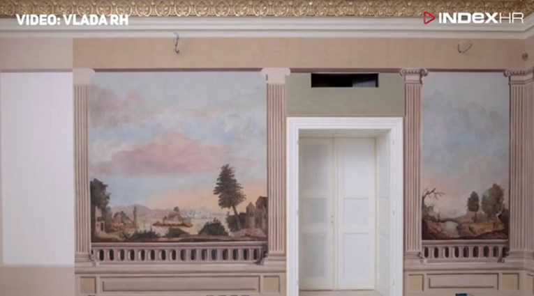 U Banskim dvorima obnovljena dvorana, vlada o tome napravila video