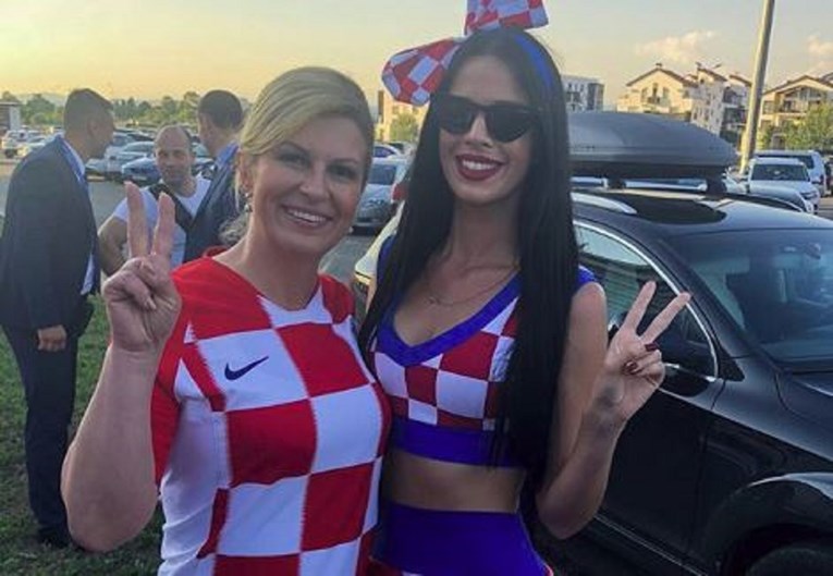 Najpoznatija hrvatska navijačica u Sočiju pozirala s Kolindom