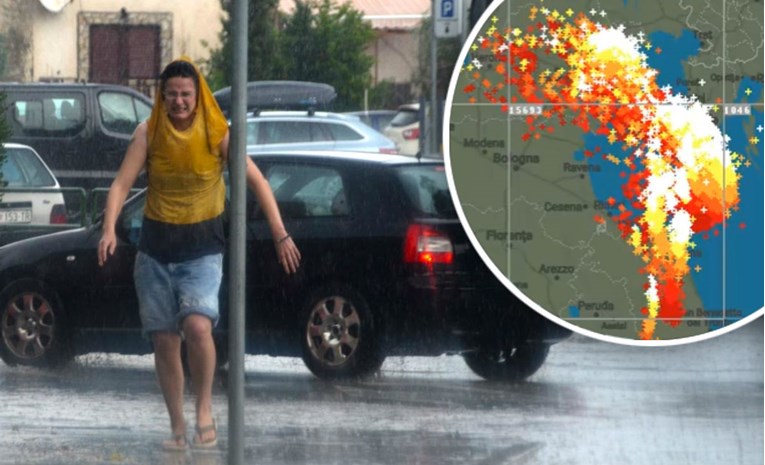 Nova ogromna oluja stigla u Istru, nevrijeme prijeti cijeloj Hrvatskoj