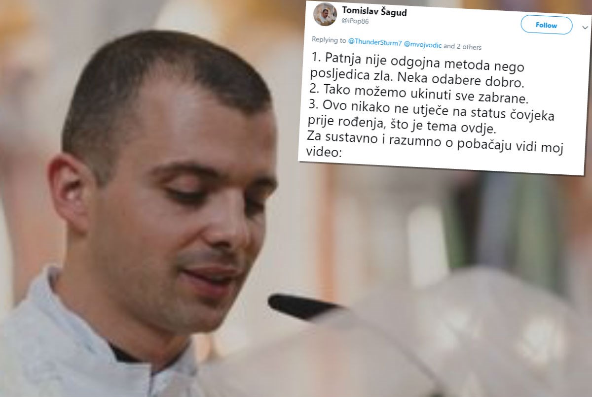 Svećenik o pobačaju bez anestezije: “To je posljedica zla. Neka odaberu dobro”