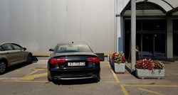 Bijesni Audi na mjestu za invalide je službeni auto šefa državnog gubitaša