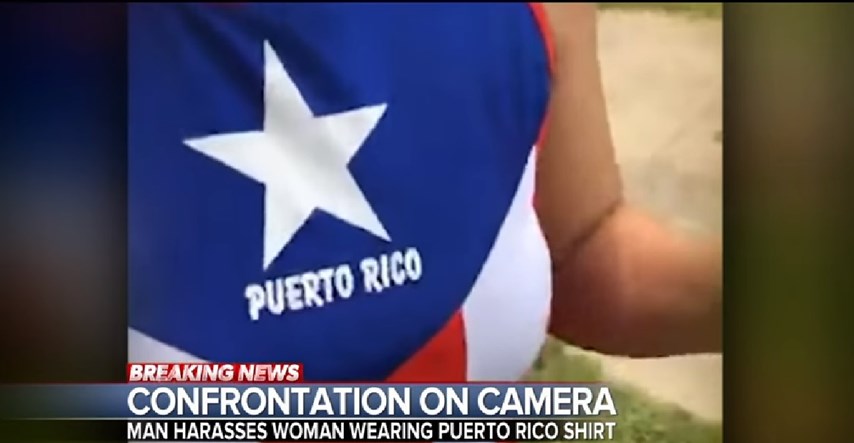 VIDEO Amerikanac napao ženu s majicom na kojoj piše Portoriko, policajac stajao i gledao