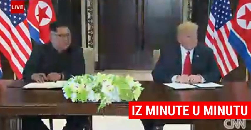 VIDEO Kim i Trump potpisali deklaraciju nakon povijesnog summita