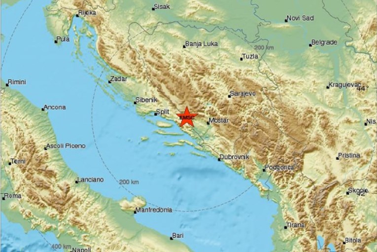Jak potres prestrašio Dalmatince: "Mislio sam da će se srušiti kuća"