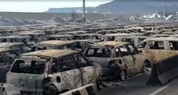 U požaru u Italiji izgorjele stotine luksuznih auta, pogledajte snimku