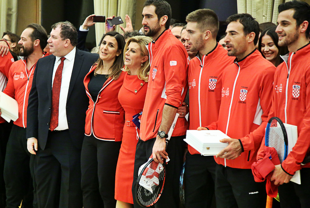 Kolinda odlikovala članove Davis Cup reprezentacije: "Ujedinili ste nas"