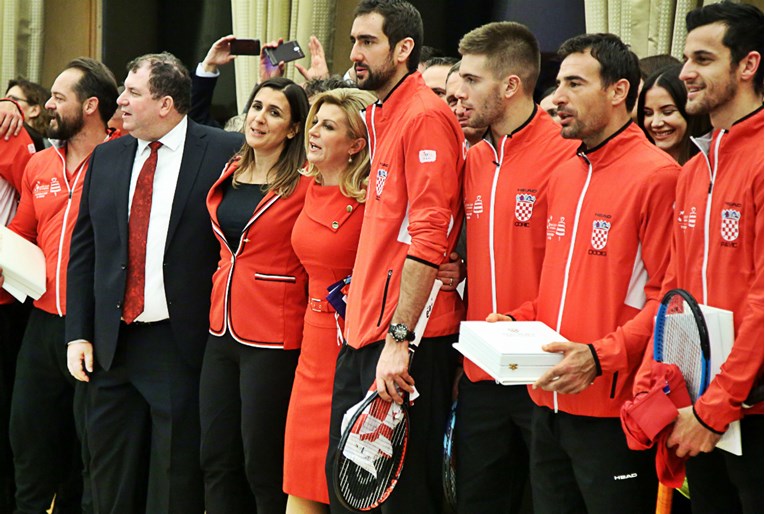 Kolinda odlikovala članove Davis Cup reprezentacije: "Ujedinili ste nas"