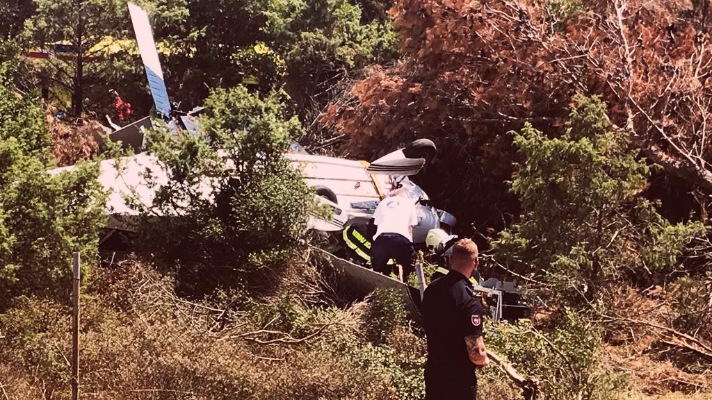 FOTO Na Lošinju se srušio mali avion, dvoje teško ozlijeđenih
