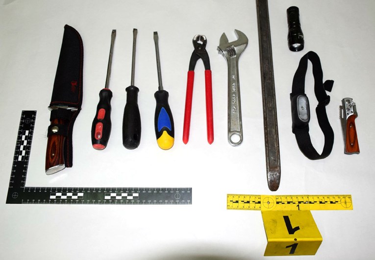 Splitska policija uhitila serijskog lopova, kod njega pronašli alat za provalu
