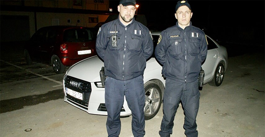 FOTO Ovo su policajci iz Pule koji su spasili život mladiću koji se gušio
