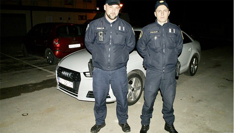 FOTO Ovo su policajci iz Pule koji su spasili život mladiću koji se gušio