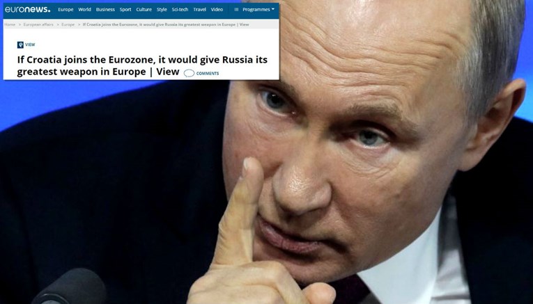 Euronews: Uđe li Hrvatska u eurozonu, Putin će dobiti svoje najveće oružje u EU