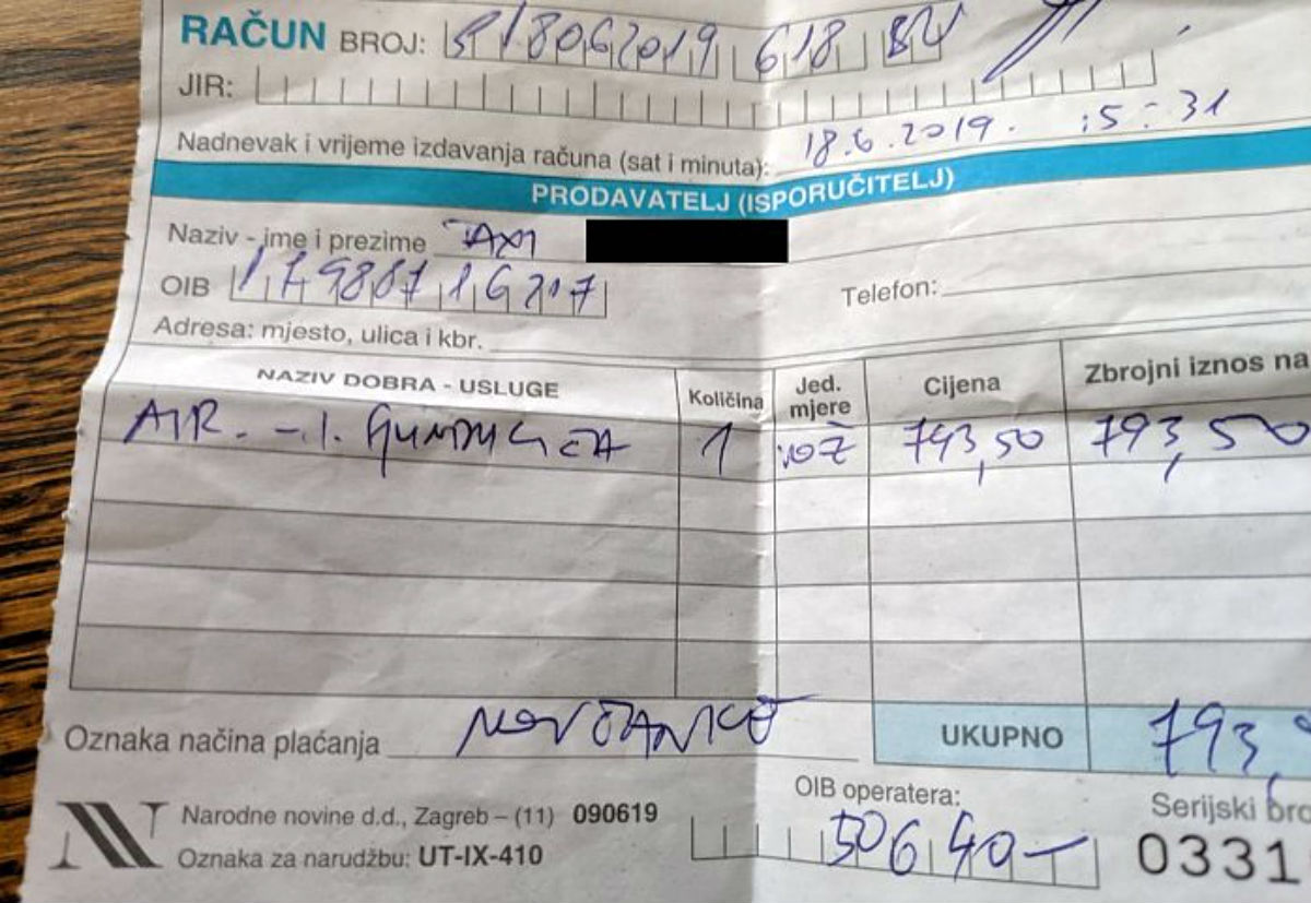 FOTO Britanci vožnju od zadarskog aerodroma do grada platili 800 kuna