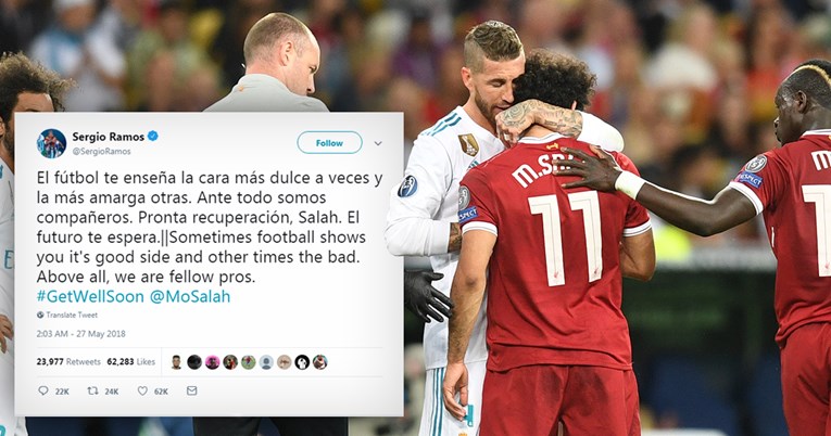 Ramos poslao poruku ozlijeđenom Salahu