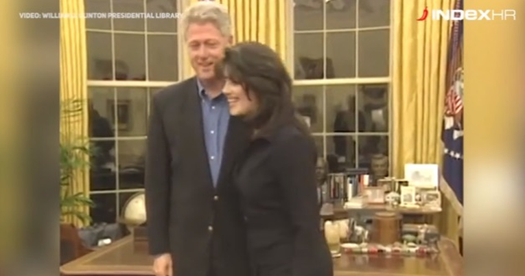 Pojavila se nikad viđena snimka Clintona i Lewinsky u Ovalnom uredu 1997. godine