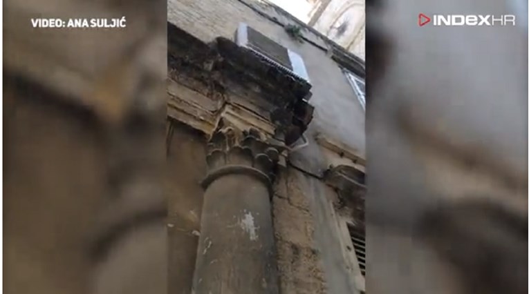 VIDEO Iz klime kapa na 1700 godina star stup u Dioklecijanovoj palači