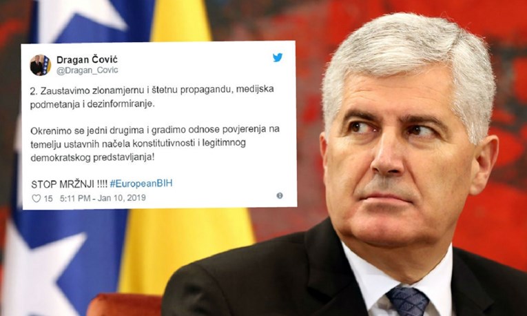 Čović otišao slaviti dan Republike Srpske pa objavio: "Stop mržnji"