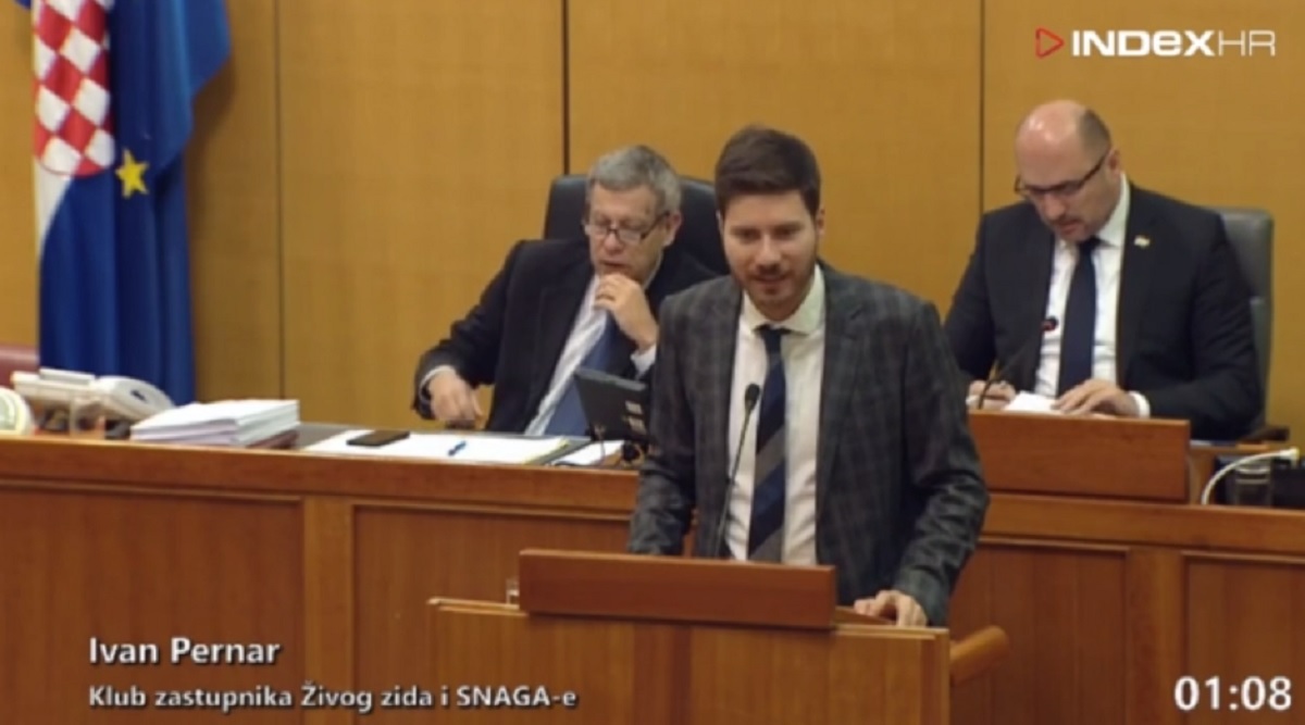 Pernar vikao u saboru, Brkić ga potjerao sa sjednice. Pogledajte snimku