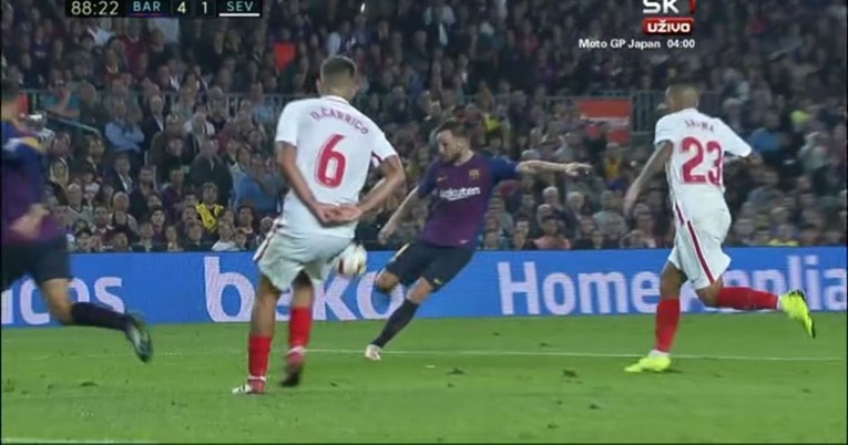 VIDEO Rakitić fantastičnim volejem zabio Sevilli