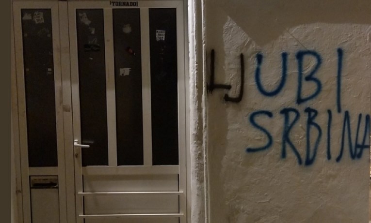 Zadranin popravio idiotski grafit "Ubi Srbina" pa dobio kaznenu prijavu