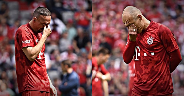 Bayern se oprostio od legendi. Ribery i Robben nisu mogli prestati plakati