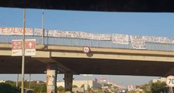 Split osvanuo s transparentima protiv Šalinovića i drugih članova NO-a Hajduka
